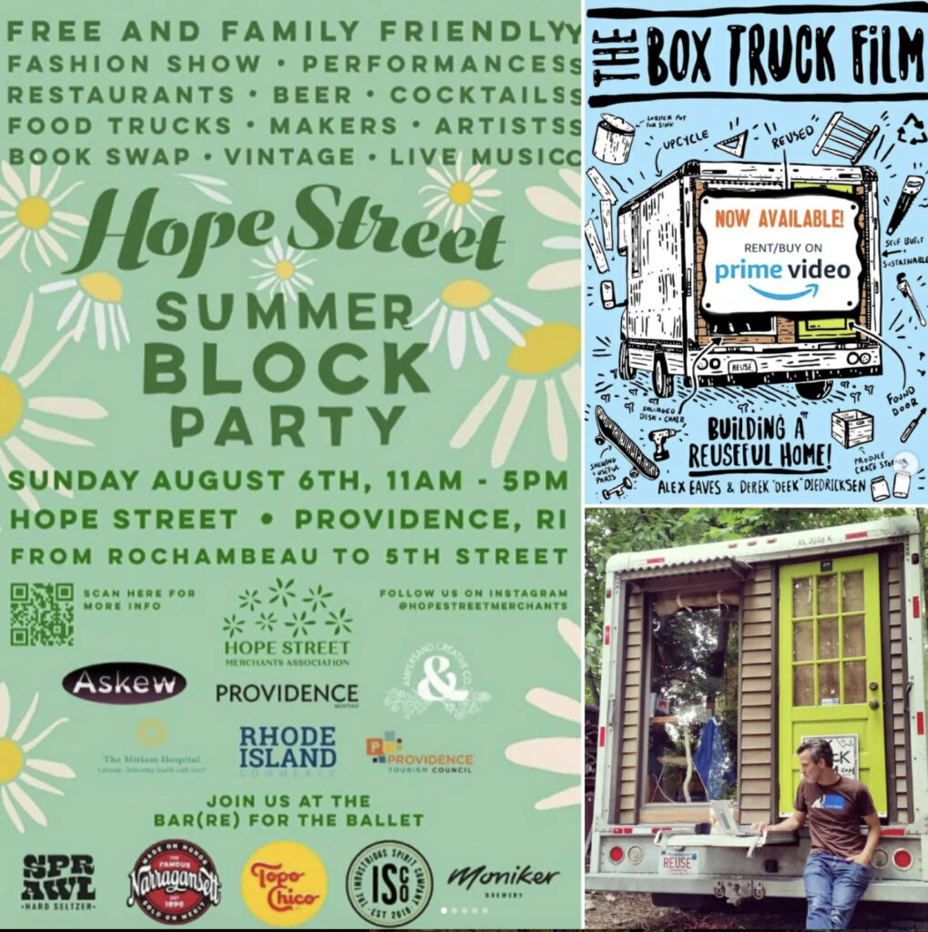 The Box Truck at the Hope Street Summer Block Party Tiny House Expedition