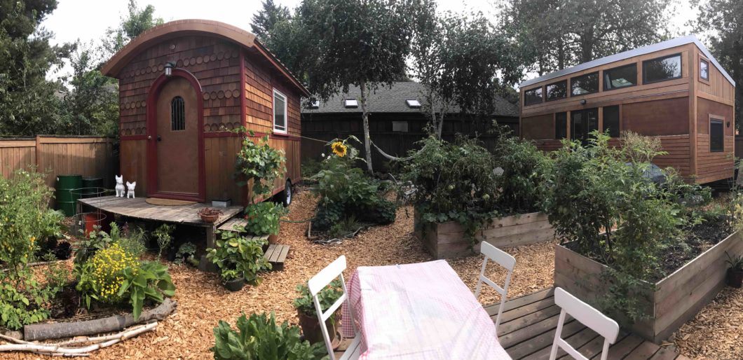 Tiny house comes with a greenhouse and porch - Curbed