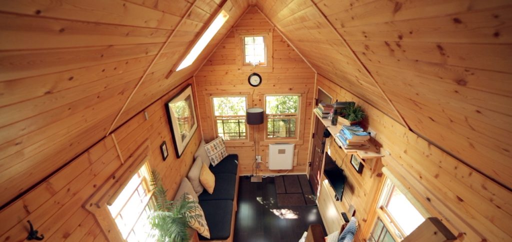 inside the Tiny Tack House