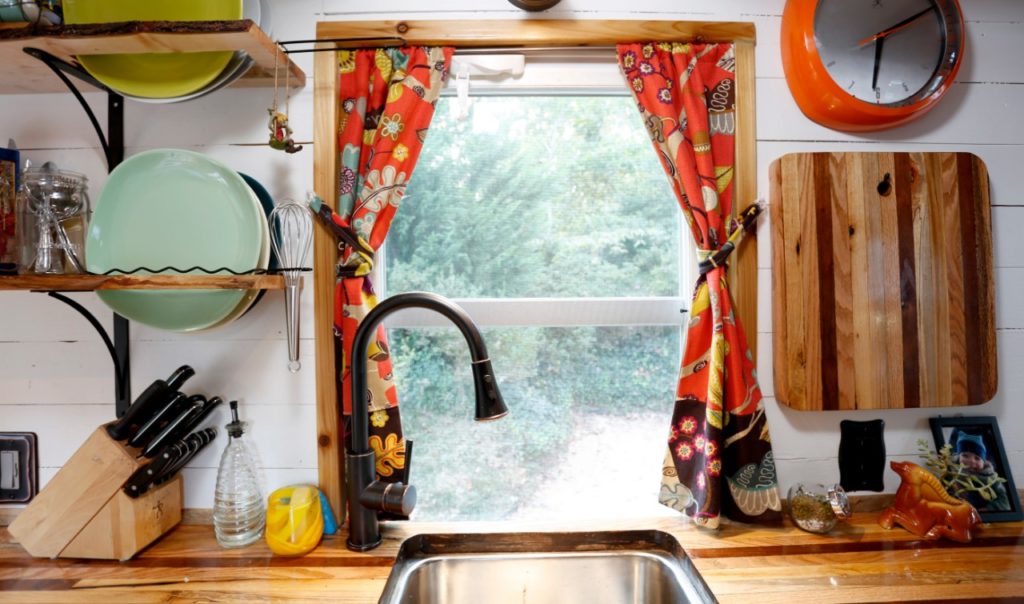 DIY Tiny House Kitchen 