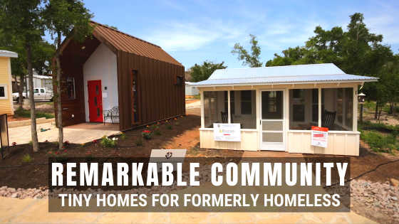 Tiny Home Community For Homeless Texas 