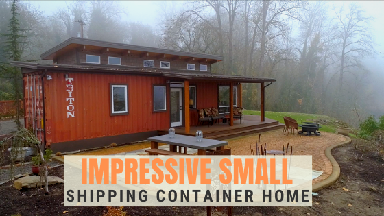 modern shipping container home