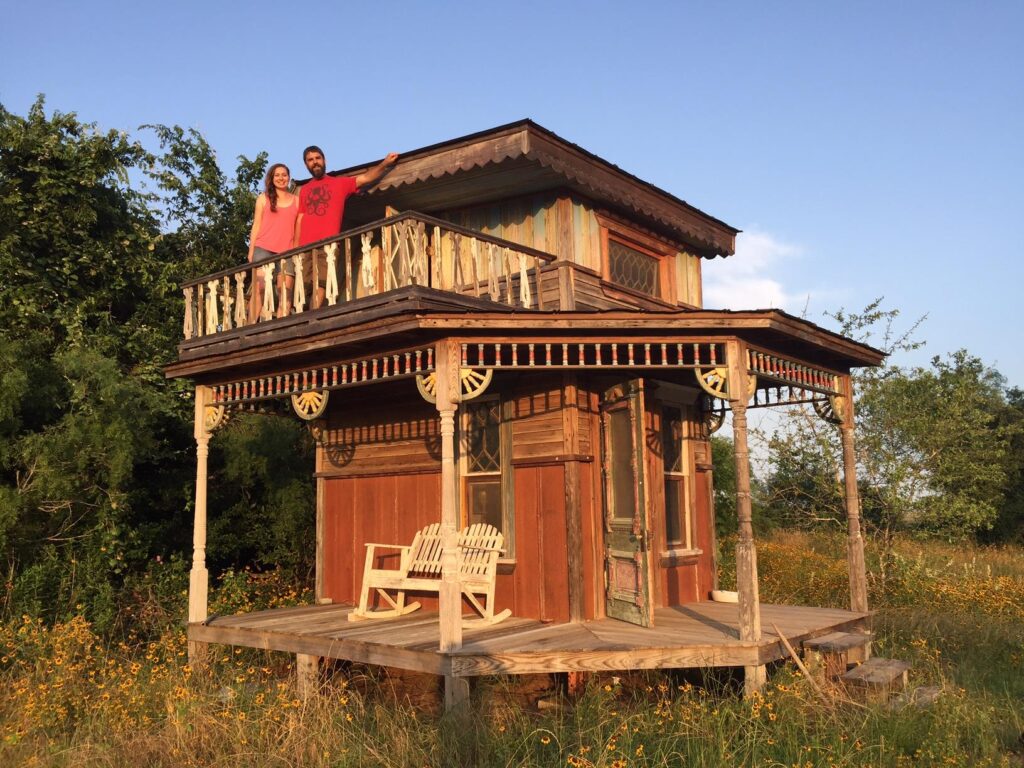 tiny houses built with salvaged materials