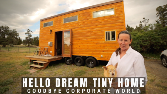 divorced woman's tiny house