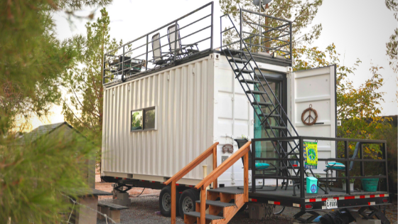 container home on wheels