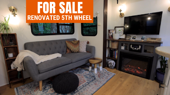 renovated 5th wheel RV