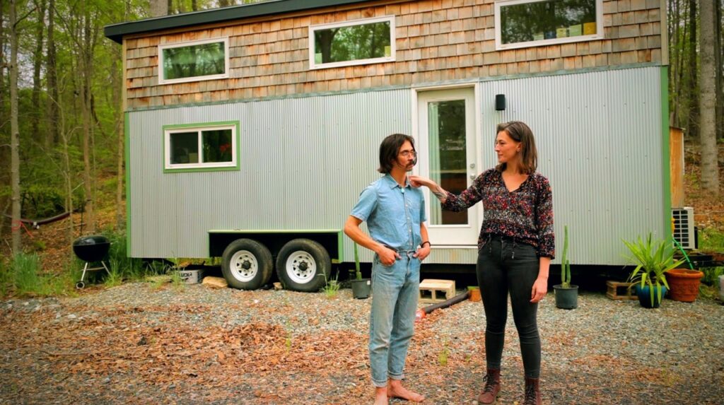 Newlywed Grad Students’ Book-Filled Tiny House - Tiny House Expedition