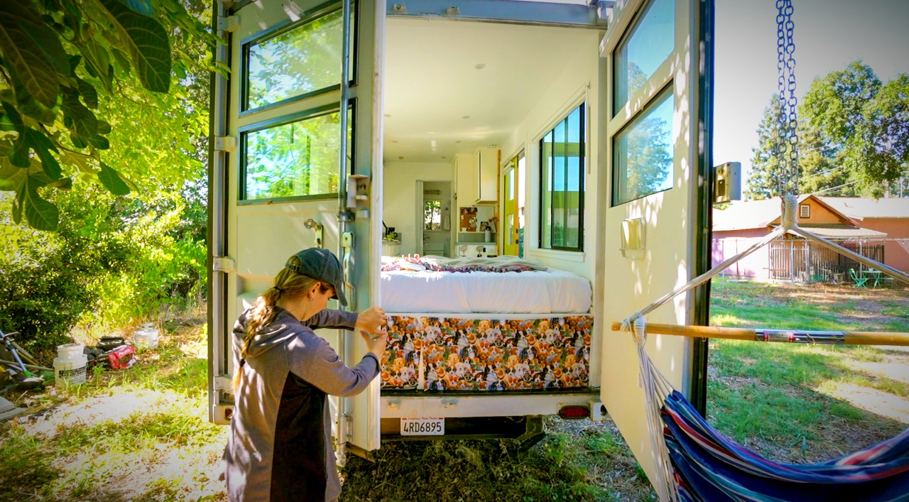 Tiny House Expedition Her Illegal Tiny House on her own Land