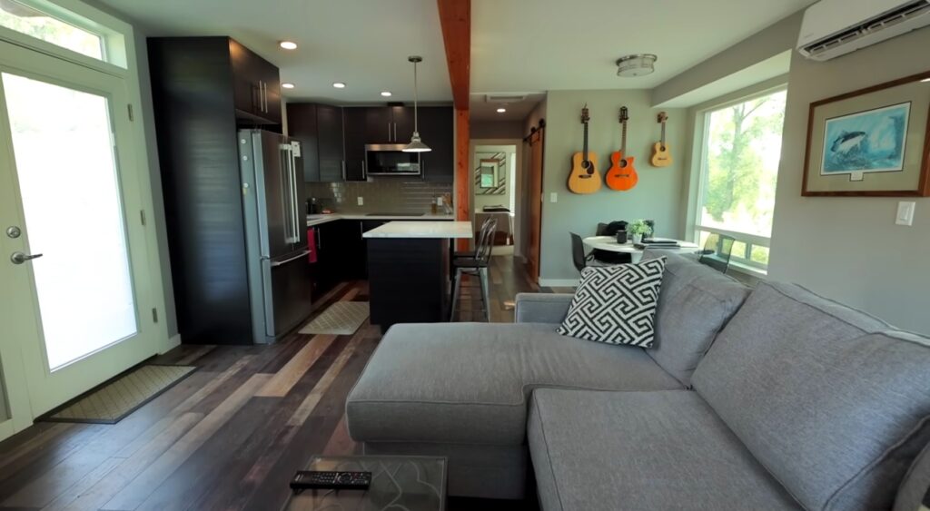 small container home interior