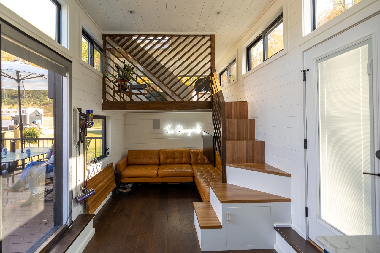 Tiny House Expedition - Couple's Stunning 40-ft Gooseneck Tiny House