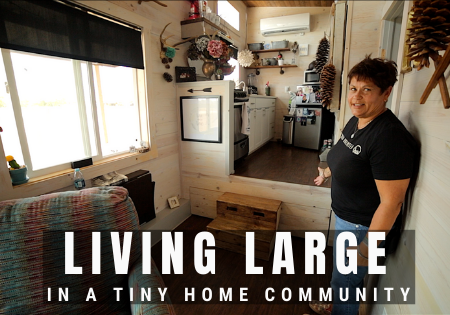 10' tiny house in community