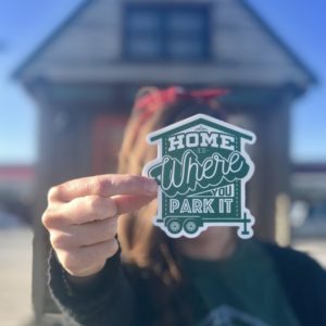 Home is Where You Park It Vinyl Sticker