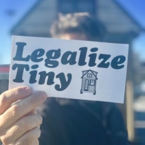 Legalize Tiny Bumper Sticker