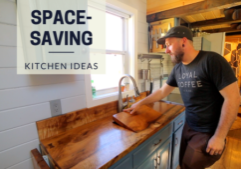 Space-Saving Tiny House Kitchen Ideas