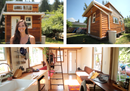 Woman Builds Tiny Home for Sustainable Affordable City Living