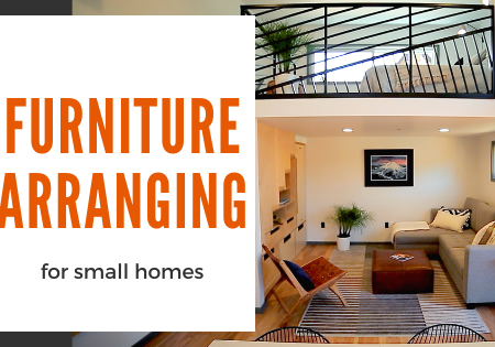 arranging furniture in small homes