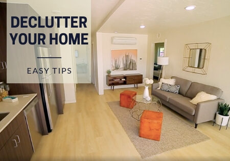 decluttering_clutter free home