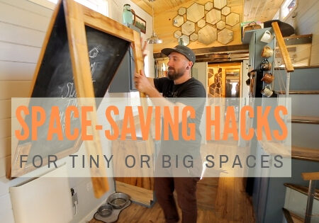 space saving hacks tiny house