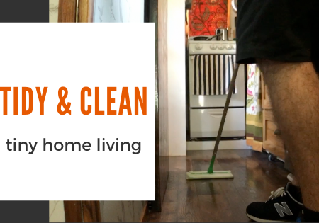tiny home cleaning