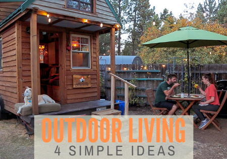 tiny home outdoor space