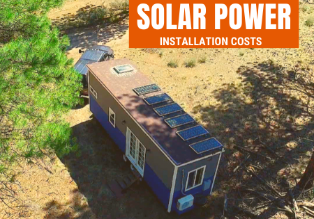 tiny house solar panel installation costs