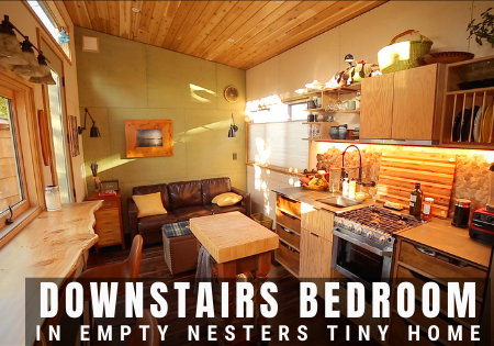 tiny house with a downstairs bedroom_empty nesters tiny home